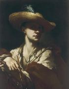 Francesco Caccianiga Self-portrait oil painting on canvas